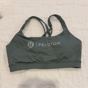 lululemon athletica x Peloton Dark Olive Sports Bra